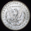 1891 - S  AU+ / BU SILVER MORGAN DOLLAR - 120 year