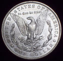 1891 - S AU+ / BU SILVER MORGAN DOLLAR  - 120 year