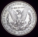 1897  P AU+/ BU SILVER MORGAN DOLLAR - VERY LOW MI