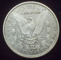 1884 - S  AU DETAILS SILVER MORGAN DOLLAR - KEY DA