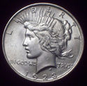 SILVER GEM BU STARTER SET! 4 PEACE DOLLARS 1963 Fr