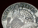 1807 DRAPED BUST SILVER HALF DOLLAR EF XF++ DETAIL