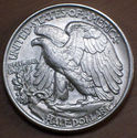 1943 P SILVER WALKING LIBERTY HALF DOLLAR WL Authe