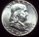 1955  BU "BUGS BUNNY" SILVER FRANKLIN HALF DOLLAR 