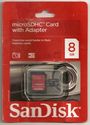 SanDisk  8 GB Micro SDHC Memory Card with Adapter