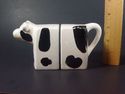 Black White Cow Cows Salt Pepper Shakers Set Go Wi