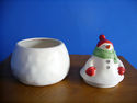 Musical Snowman cookie jar