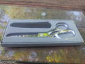 Gingher 8" Chrome Knife-Edge Bent Scissors in Orig