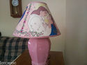 Beauty and the Beast 10" Pink Ceramic Table Lamp w