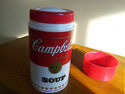 1989 Campbells Tomato Soup  Thermos  EUC