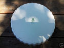 Fine Porcelain 9 5/8 Dish with Fluted Edge Christi