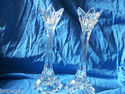 Beautiful Lenox Crystal Shooting Star 9" Taper Can