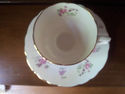 Crown Staffordshire Fine Bone China Tea Cup and Sa