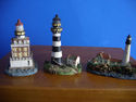  lot of 3 Lighthouse Figurines Lights up!!!!!!!