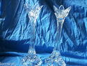 Beautiful Lenox Crystal Shooting Star 9" Taper Can