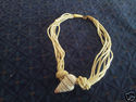 14"  Sea Shell Necklace with Rope Strands and Clas