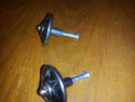 Set of 2 Cabinet Knobs Antique Brass