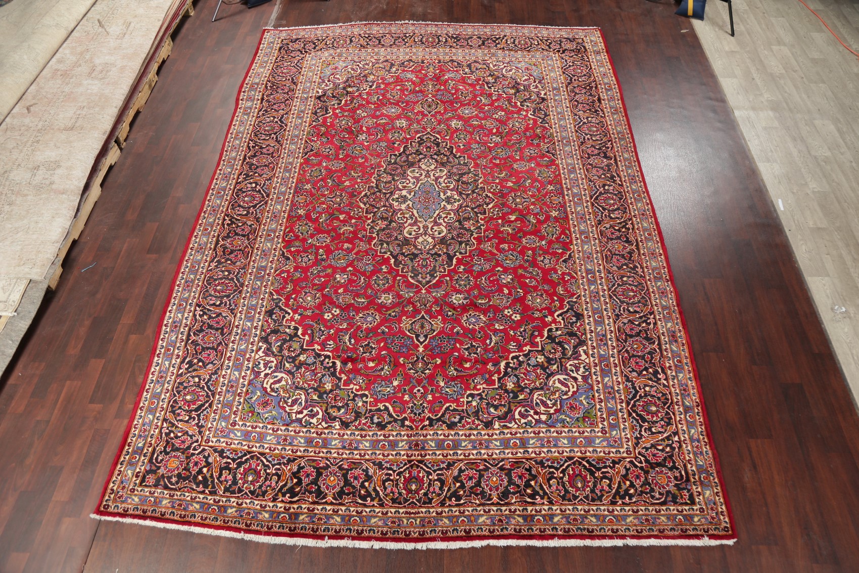 Floral Ardakan Oriental Hand-Knotted Wool Area Rug 10'x14' Living Room