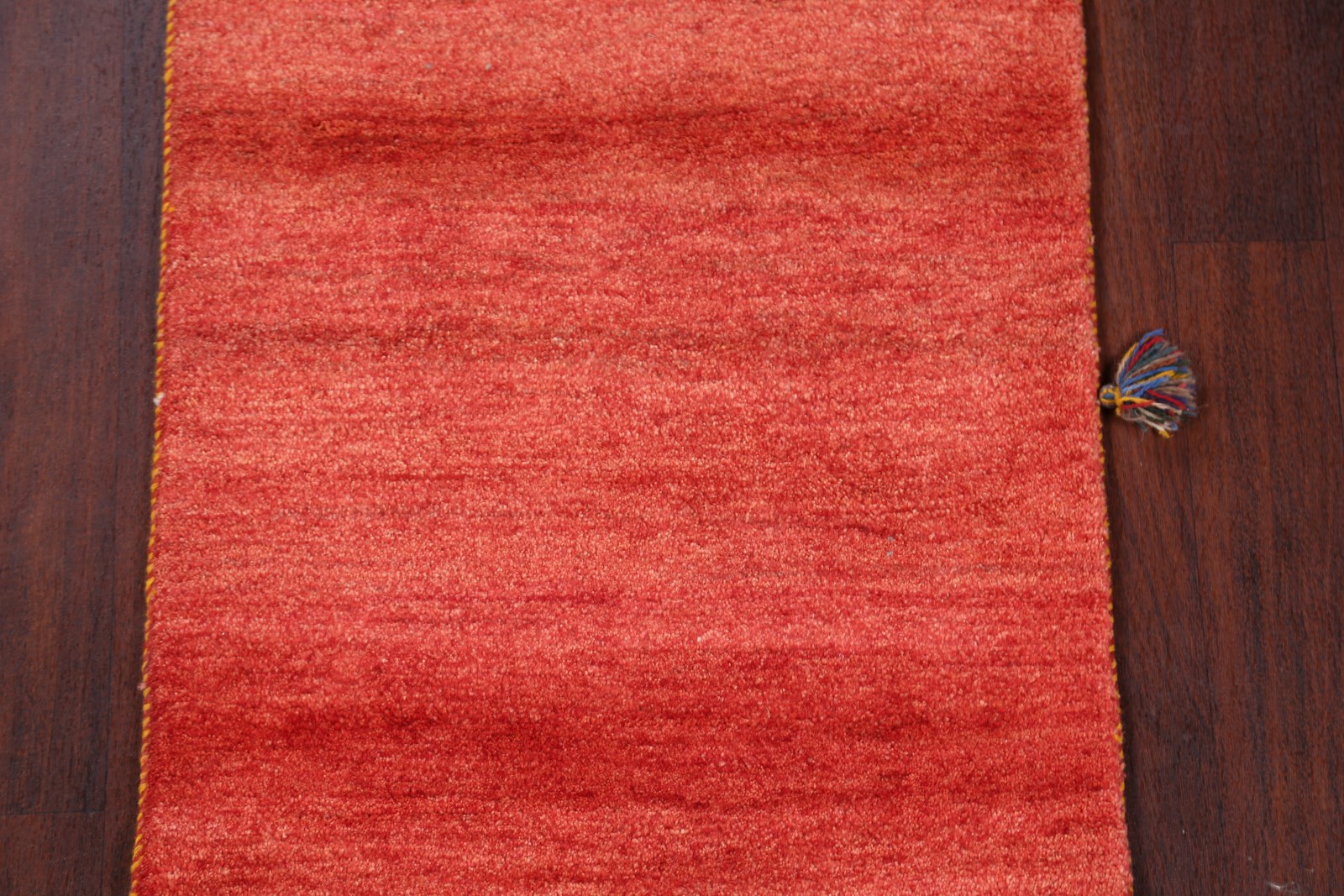 Thick Pile Modern Gabbeh Runner Rug 3x6 Solid Oriental HandKnotted