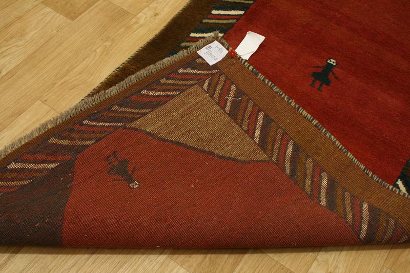 THICK PILE RUNNER 4X10 GABBEH PERSIAN ORIENTAL AREA RUG WOLL CARPET