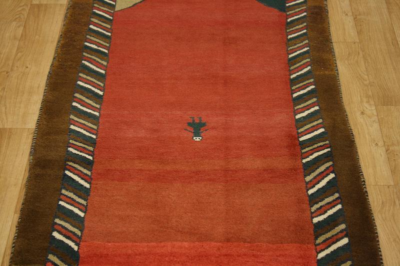 THICK PILE RUNNER 4X10 GABBEH PERSIAN ORIENTAL AREA RUG WOLL CARPET