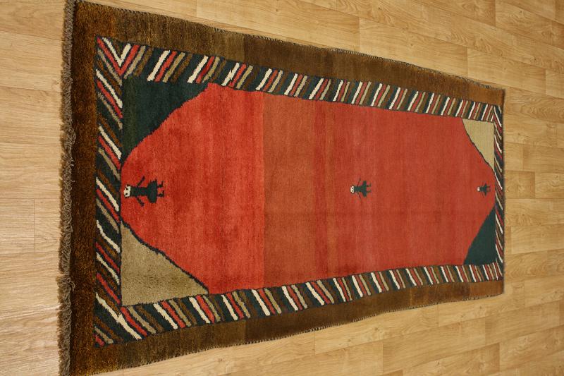 THICK PILE RUNNER 4X10 GABBEH PERSIAN ORIENTAL AREA RUG WOLL CARPET