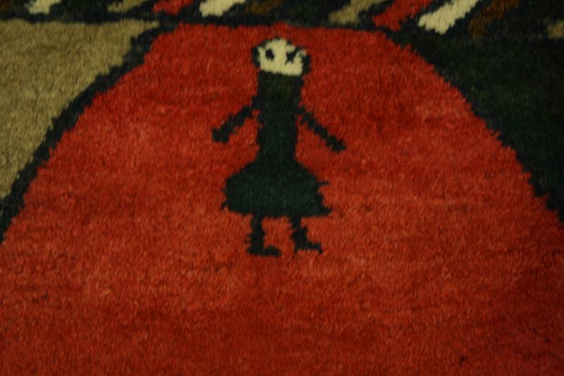 THICK PILE RUNNER 4X10 GABBEH PERSIAN ORIENTAL AREA RUG WOLL CARPET