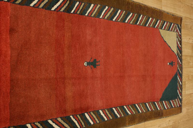 THICK PILE RUNNER 4X10 GABBEH PERSIAN ORIENTAL AREA RUG WOLL CARPET