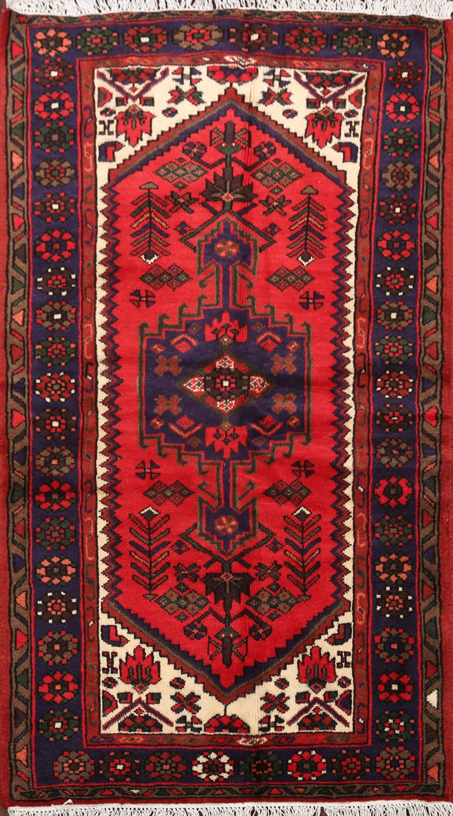 Rugsource Geometric Kazak Oriental Area Rug 4x5