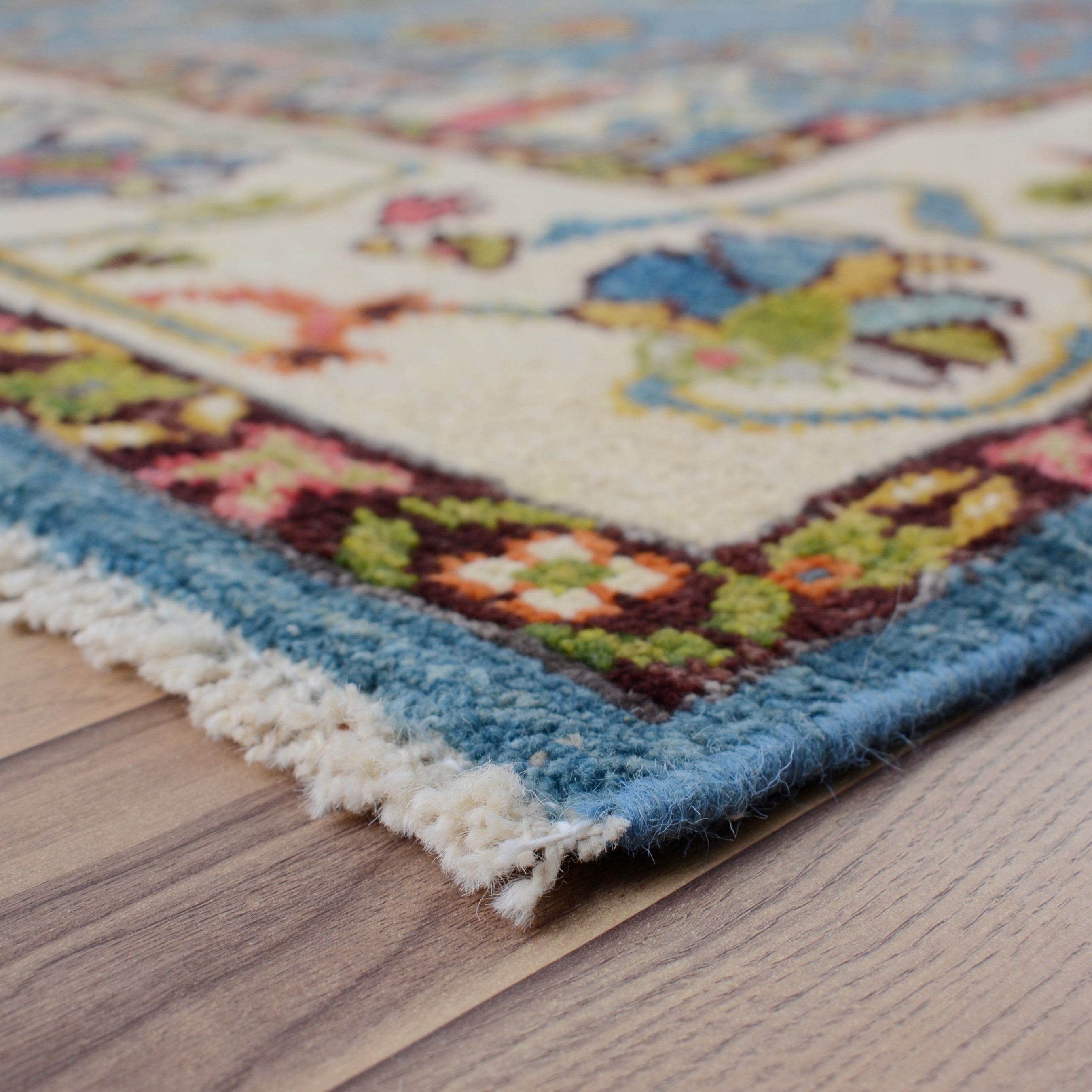 Vegetable Dye LIGHT BLUE Oushak Turkish Area Rug ...