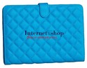  Flip Case for iPad Mini (Blue) Grid Pattern Faux 