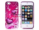 Rhinestones Decorated Colorful Flower Printing Des