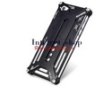 Cut-Outs Metal Protective Case for iPhone 5 (Black