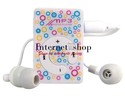 Flower Print Clip MP3 Player with 16GB TF Card Rea