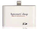 Card Reader for iPad 4, iPad Mini (White) 