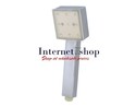 Temperature Sensor Color Changing LED Shower (Silv