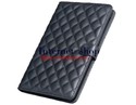 Plastic Flip Case iPad Mini Grid Pattern Faux Leat