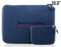 Denim Style Protective Sleeve Case & Power Adapter