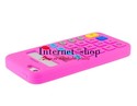 Calculator Silicone Case for iPhone 5 (Rose)