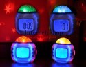 Starry Sky LED Projector Music Alarm Clock with Ba