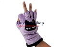 USB Multi-function Fingerless Gloves with Cat Prin