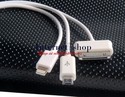 20 cm 1 to 3 Charge Cord for Apple Products (White