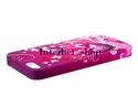 Rhinestones Decorated Colorful Flower Printing Des