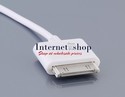 1.4 m USB port AV Cable for iPhone, iPod & iPad (W