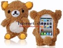 3D Plush Bear Protective Case for iPhone 5 and iPh