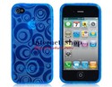 Circles TPU Rubber Protective Case for iPhone 5 (B