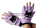 USB Multi-function Fingerless Gloves with Cat Prin