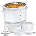 Hamilton Beach 33148HB HB 4 piece 2-in-1 Slow Cook