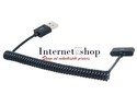 Charging & Data Transmission Spring Cable for iPho