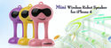 Mini Wireless Robot Speaker for iPhone 4 (Pink)